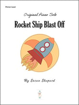 Rocket Ship Blast Off piano sheet music cover
